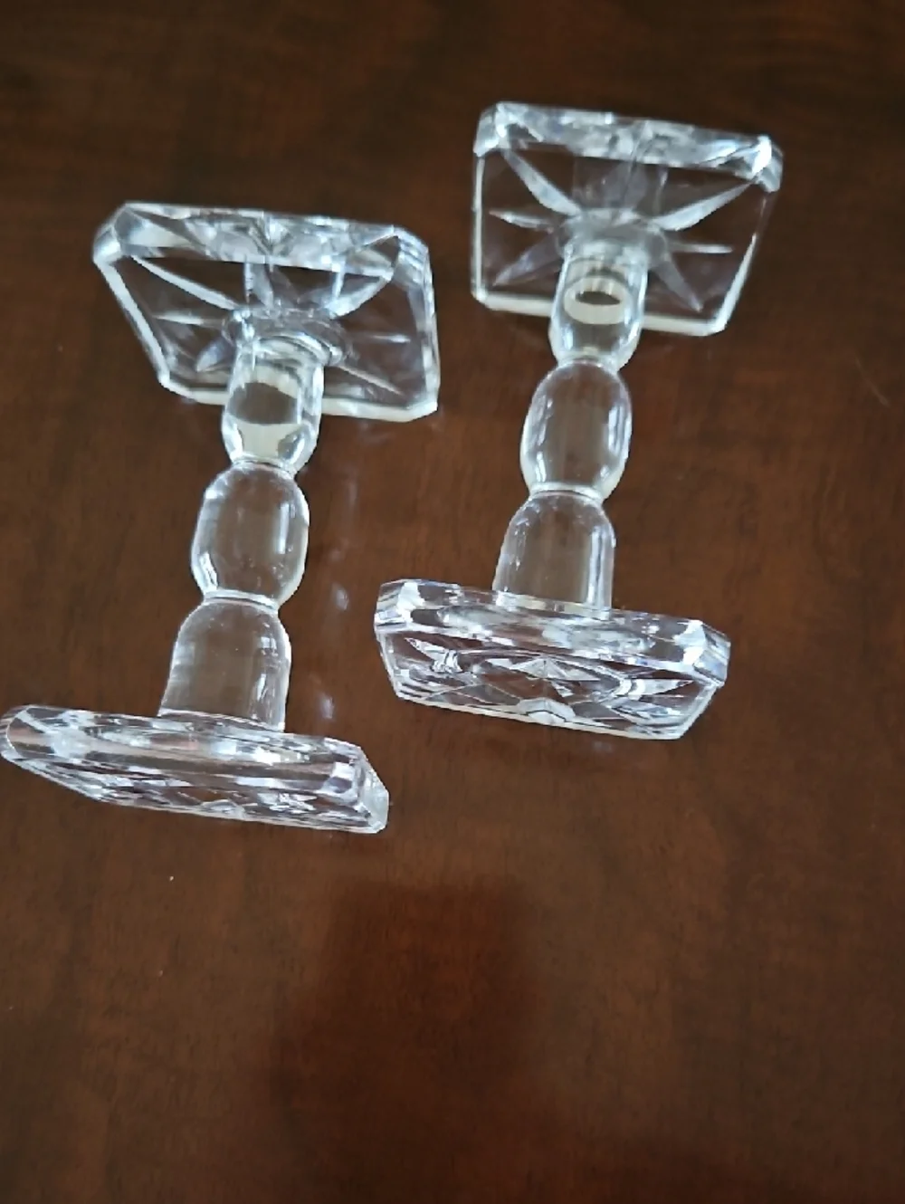 Waterford Crystal Knife Rests 3.5” 8-Point Star - Pair of 2